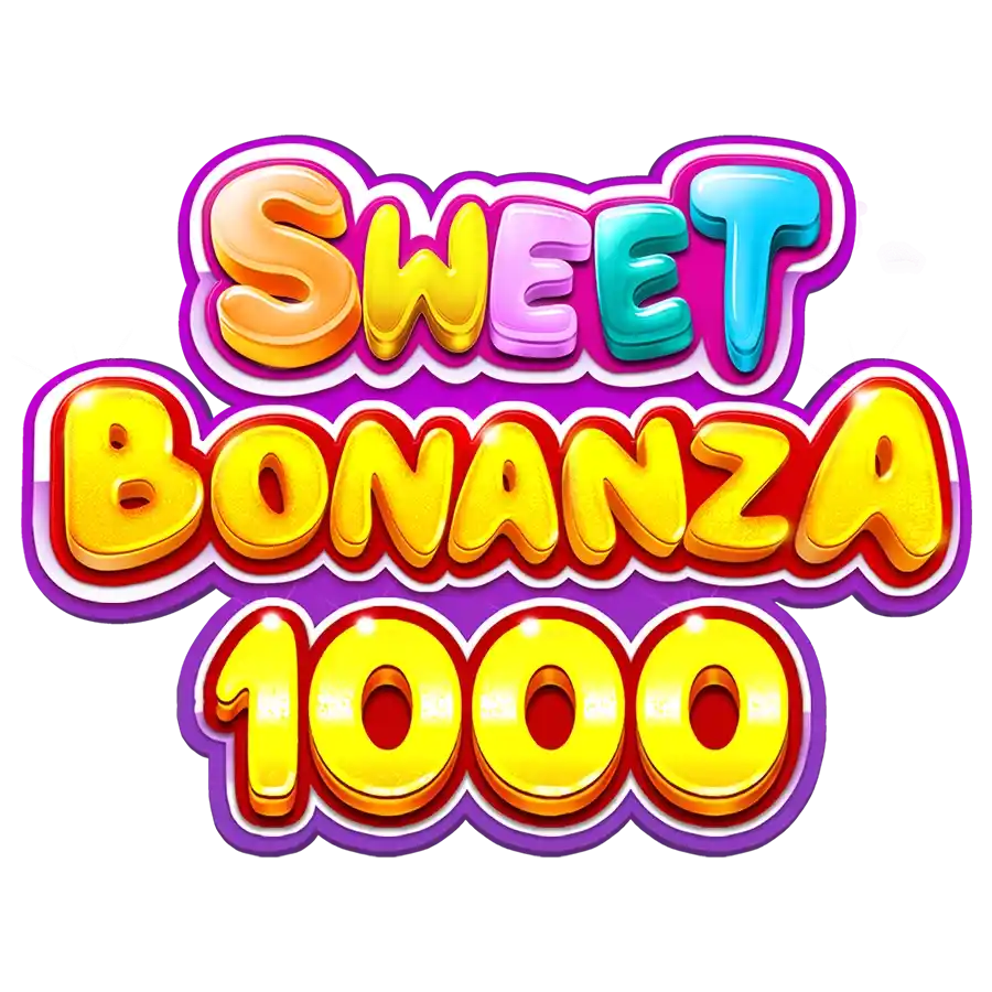 Logo of Sweet Bonanza 1000 from Pragmatic Play at Lanista Casino